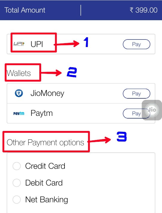 My jio sim card Recharge Full setup payments