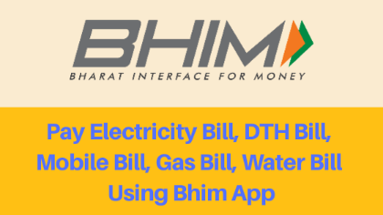 bhim app Se Bill payment 1