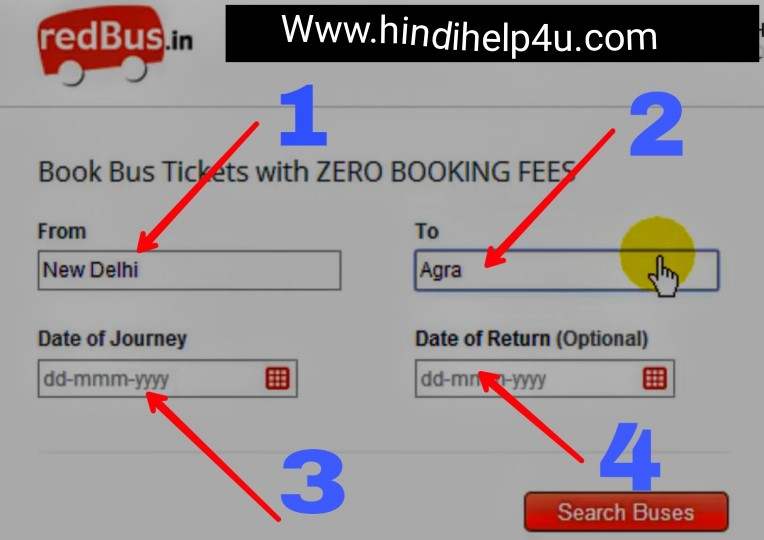 redbus bus ticket book 1