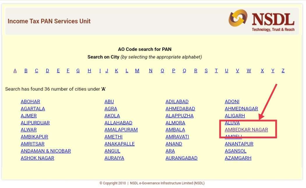 What Is The Meaning Of Area Code In Pan Card Application