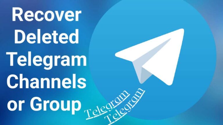 Deleted Telegram Channels Recover Guide