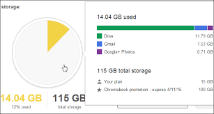 gmail storage check