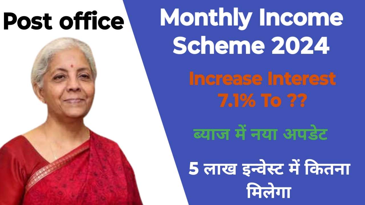 post office Monthly Income Scheme 2024